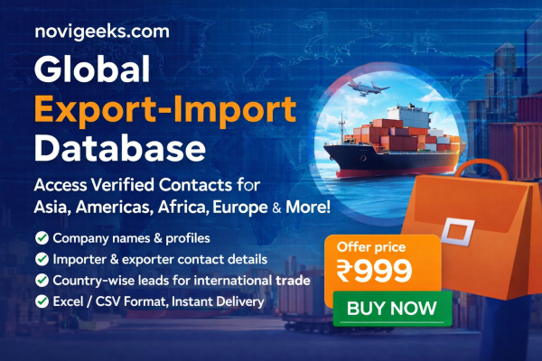 Global Export–Import Database (Worldwide Coverage)